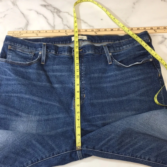 Madewell The Mom Jean Womens 36 Distressed‎ Denim Comfort Stretch Edition - Picture 7 of 15